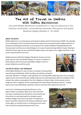 The Art of Travel in Umbria with Debbie Mackinnon