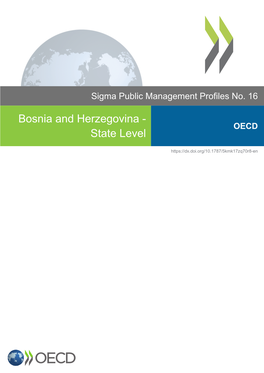 Bosnia and Herzegovina - OECD State Level
