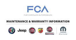 Maintenance & Warranty Information