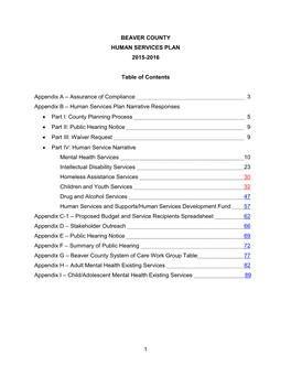 FINAL PLAN FY15-16 Beaver Co Human Services Plan