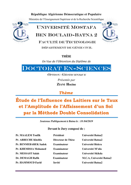 Doctorat En-Sciences