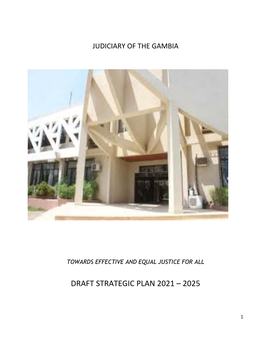 Draft Strategic Plan 2021 – 2025