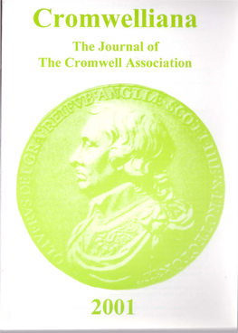 Cromwelliana the Journal of the Cromwell Association