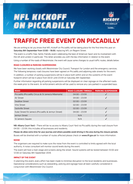 Traffic Free Event on Piccadilly