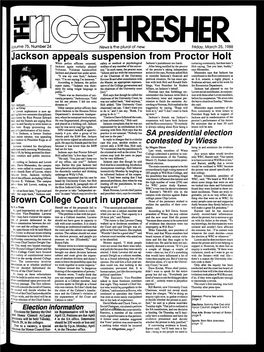 Jackson Appeals Suspension from Proctor Holt When Police Officers Returned, Safety Or Medical Or Psychological Jackson's Punishment Too Harsh