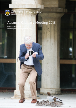 Autumn Ordinary Meeting 2018
