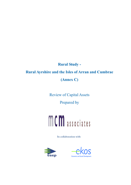 Rural Study - Rural Ayrshire and the Isles of Arran and Cumbrae (Annex C)