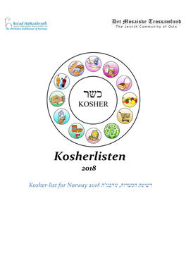 Kosherlisten 2018