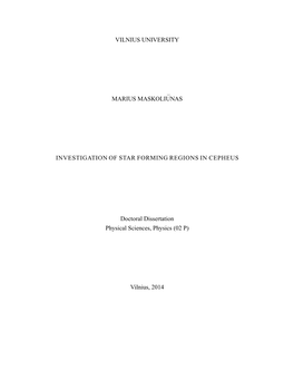 Investigation of Star Forming Regions in Cepheus