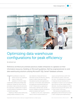 Optimizing Data Warehouse Configurations for Peak Efficiency