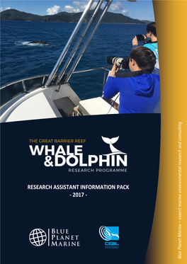 Whale and Research Programme Brochure