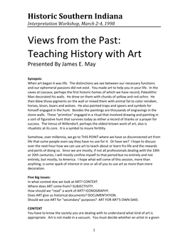 Teaching History with Art Presented by James E