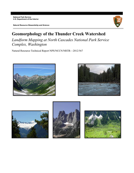 Landform Mapping at North Cascades National Park Service Complex, Washington