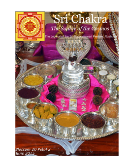 Sri Chakra the Source of the Cosmos