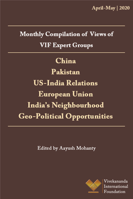 Monthly Compilation of Views of VIF Expert Groups