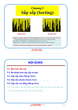 Sắp Xếp (Sorting)