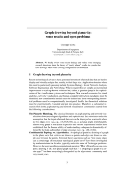 Graph Drawing Beyond Planarity: Some Results and Open Problems