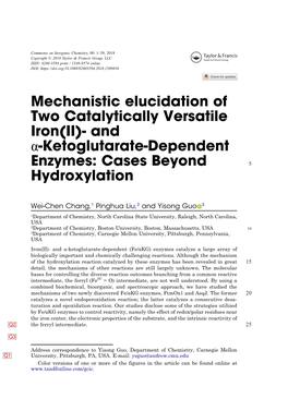 And Α-Ketoglutarate-Dependent Enzymes: Cases Beyond 5 Hydroxylation