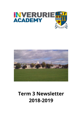 Term 3 Newsletter 2018-2019 Head Teacher’S Reflections