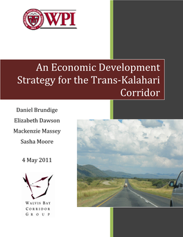 An Economic Development Strategy for the Trans-Kalahari Corridor