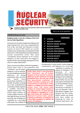 Nuclear Security: a Fortnightly Newsletter from Caps