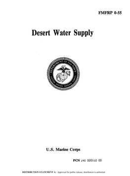 FMFRP 0-55 Desert Water Supply