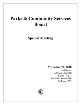 Parks & Community Services Board