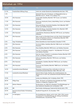 Bibliothek Ab 1994