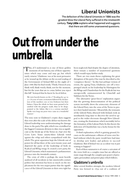 25 Little out from Under the Umbrella