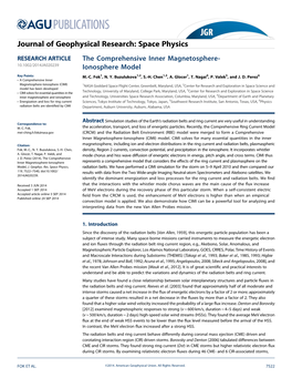 The Comprehensive Inner Magnetosphere‐Ionosphere Model