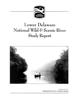Lower Delaware River National Wild & Scenic River Study Report