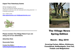 The Village News Spring Edition