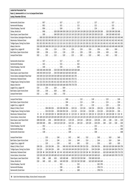 Route 11, Hammersmith Brook Green to Liverpool Street Station Sunday 2 November 2014 Only