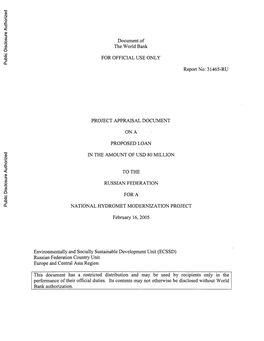 World Bank Document