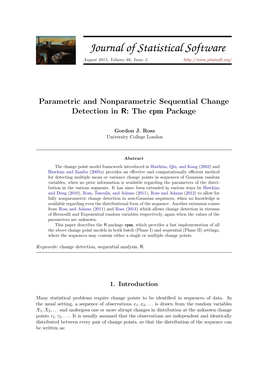 Parametric and Nonparametric Sequential Change Detection in R: the Cpm Package