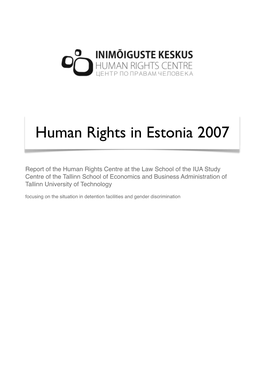 Human Rights in Estonia 2007