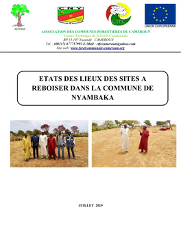 Etat Des Lieux Des Sites De Reboisement Nyambaka 2019