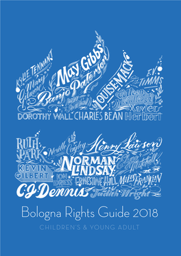Bologna Rights Guide 2018 CHILDREN’S & YOUNG ADULT