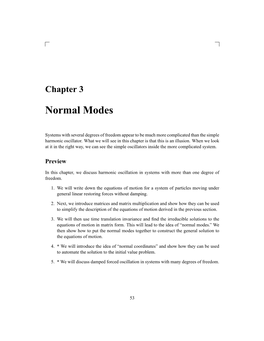 Normal Modes