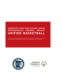 MSHSL Proposal Unified Basketball
