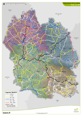 Carte Des Trafics Moyens Journalier Annuel 2019