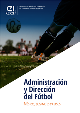 Administración Y Dirección Del Fútbol