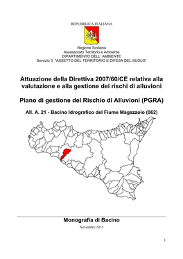 Bacino Idrografico Del Fiume Magazzolo (062)