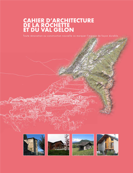 Cahier D'architecture De La Rochette