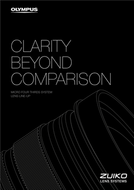 Micro Four Thirds System Lens Line-Up