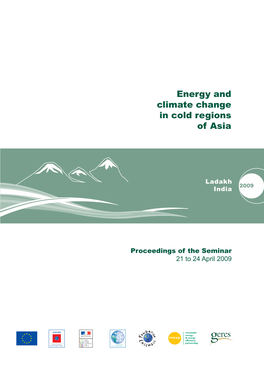 Energy and Climate Change in Cold Regions of Asia