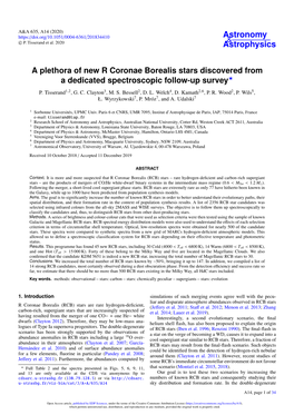A Plethora of New R Coronae Borealis Stars Discovered from a Dedicated Spectroscopic Follow-Up Survey? P