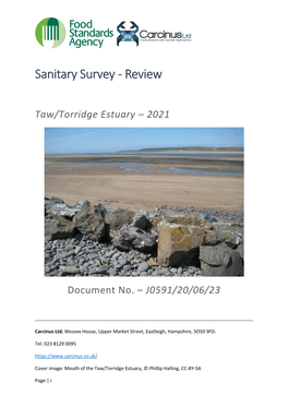 Sanitary Survey - Review