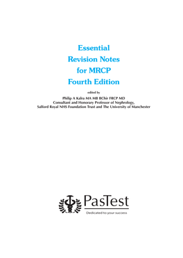 Essential Revision Notes for MRCP Fourth Edition