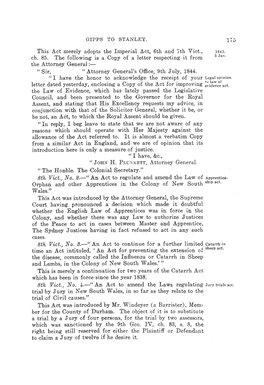 GIPPS to STANLEY. 175 This Act Merely Adopts the Imperial Act, 6Th and Tth Vict., 1845